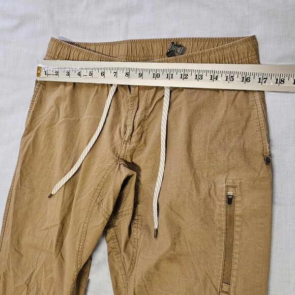 Vuori The Rise The Shine Drawstring Waist Men Pants Size L Brown - Picture 7 of 10